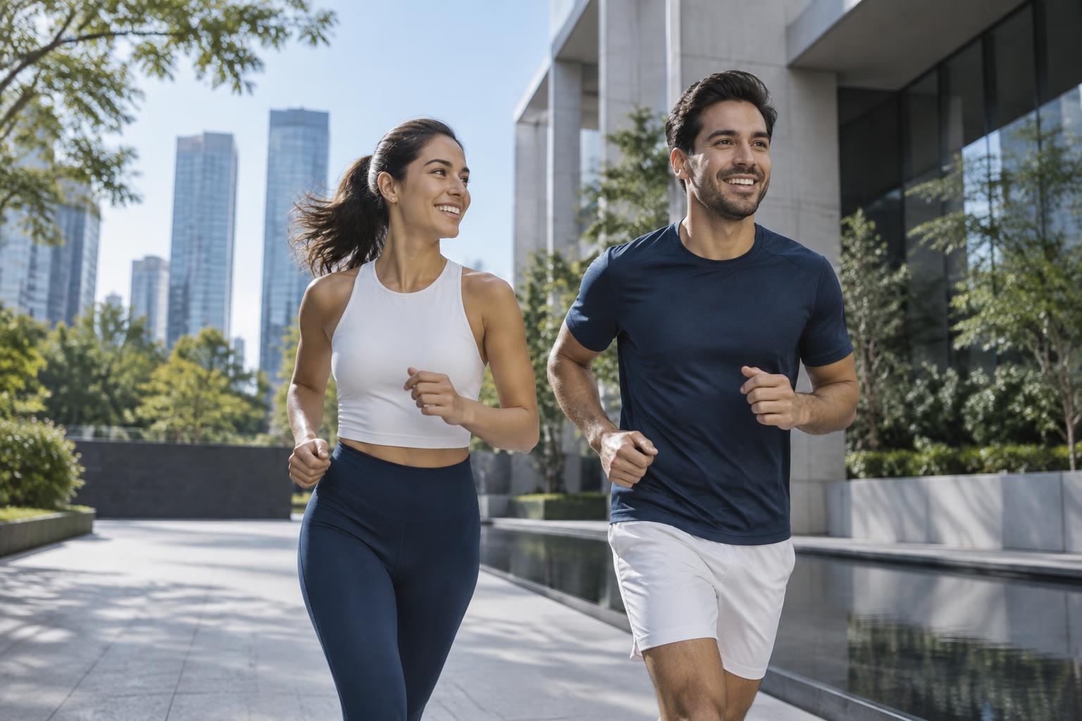 Jóvenes mexicanos practicando deporte al aire libre